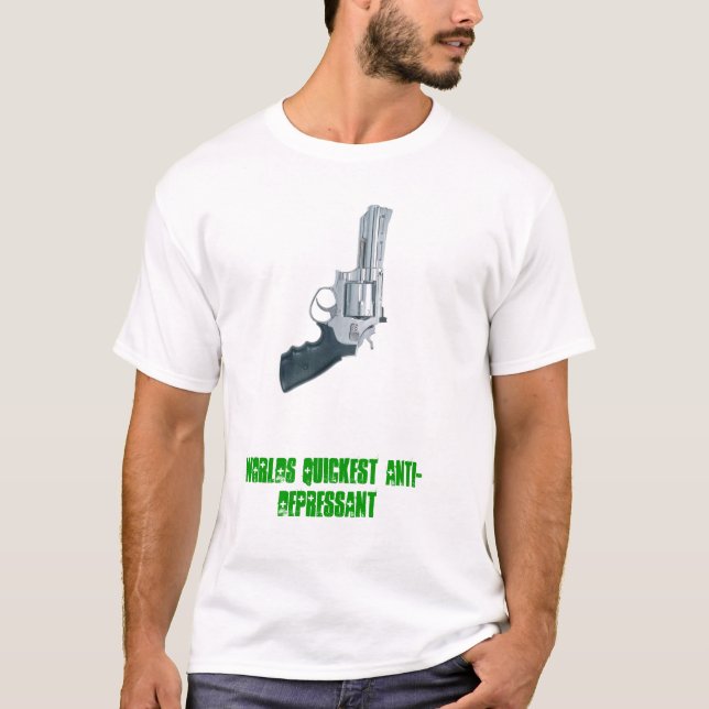 Camiseta O antidepressivo o mais rápido do mundo (Frente)