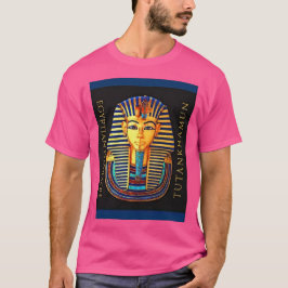 Camiseta O antigo faraó egípcio Tutankhamun Dourado Máscara