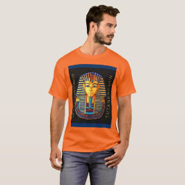 Camiseta O antigo faraó egípcio Tutankhamun Dourado Máscara