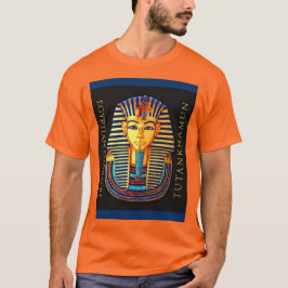 Camiseta O antigo faraó egípcio Tutankhamun Dourado Máscara