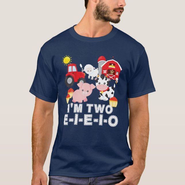 Camiseta O Antigo Macdonald Tinha Uma Enfermeira Fazenda Rh (Frente)