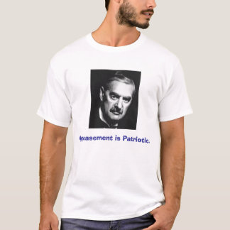 Camiseta O apaziguamento é patriótico