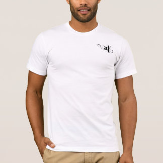 Camiseta O apertado branco dos homens de ArtOfFine