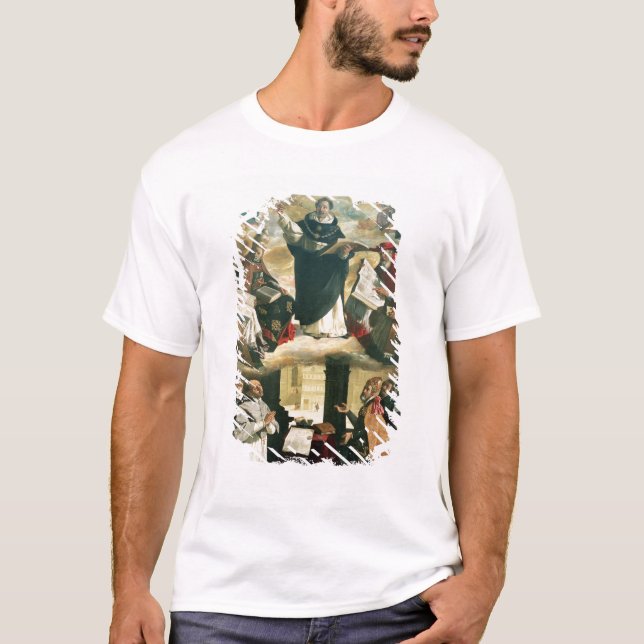 Camiseta O Apotheosis de St Thomas Aquinas, 1631 (Frente)