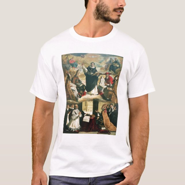 Camiseta O Apotheosis de St Thomas Aquinas, 1631 (Frente)