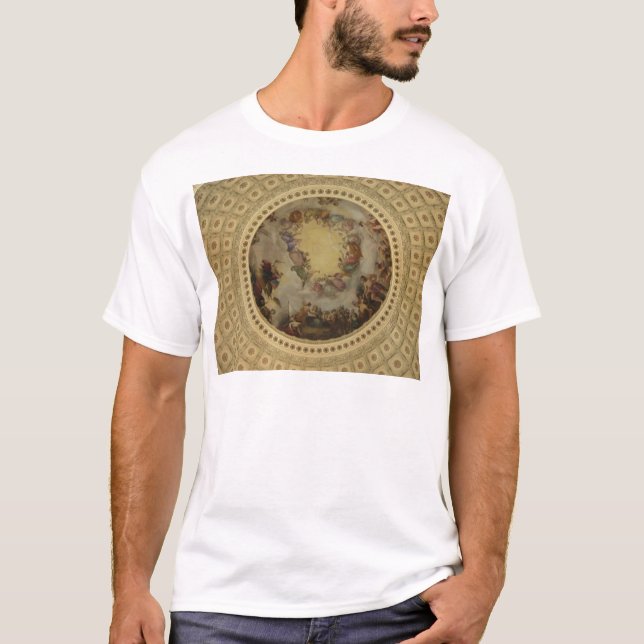 Camiseta O Apotheosis de Washington - Capitólio Rotunda (Frente)