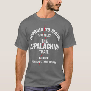 Camiseta O Appalachian Rastreia A Geórgia Ao Caminho De Ma