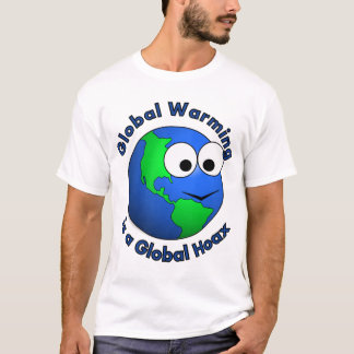 Camiseta O aquecimento global é um embuste global