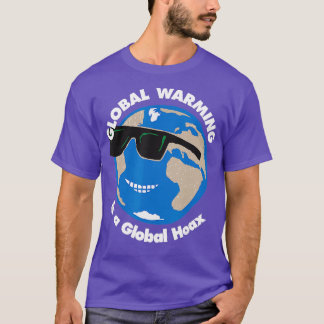 Camiseta O aquecimento global é um Hoax global