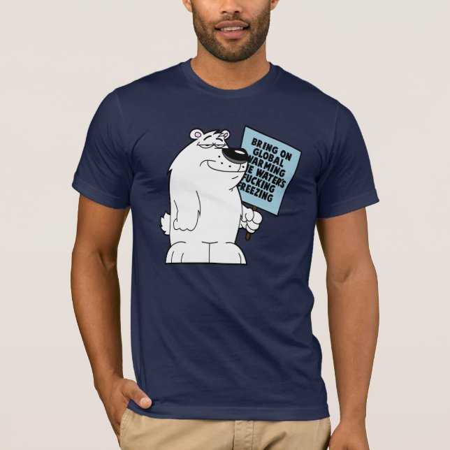 Camiseta O aquecimento global não existe (Frente)