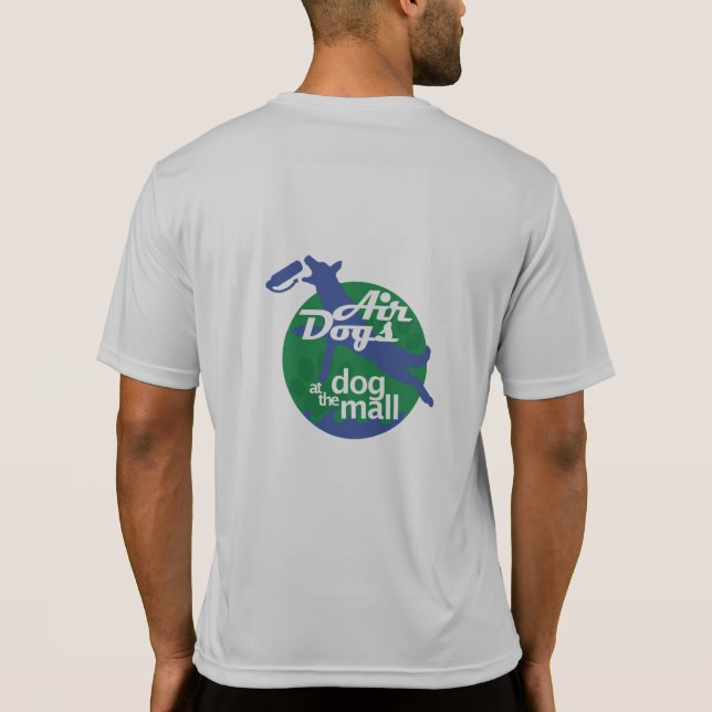 Camiseta O ar persegue o cinza do t-shirt (Verso)