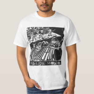 Camiseta O arado do ódio Mosh assassinato do poço