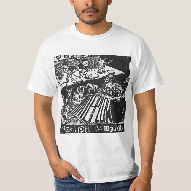 Camiseta O arado do ódio Mosh assassinato do poço (Frente)
