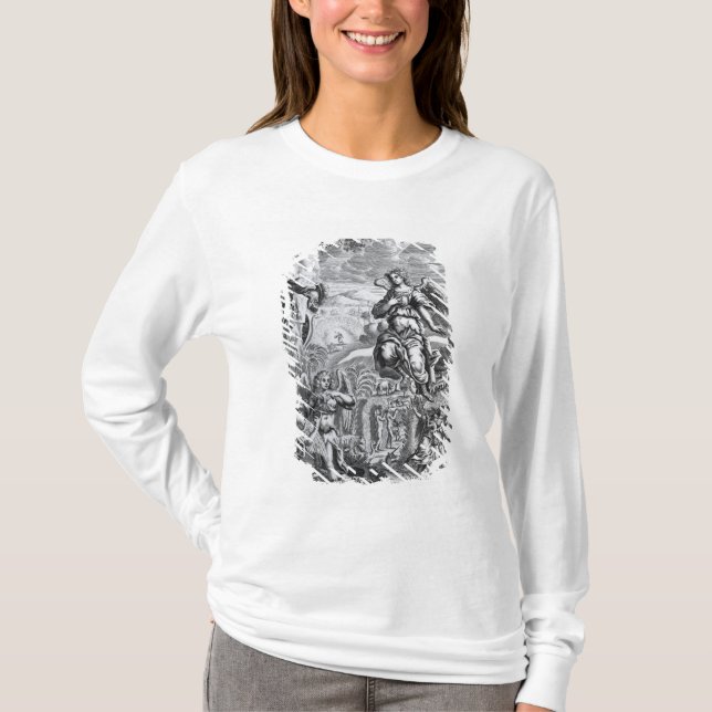 Camiseta O arcanjo Uriel informa Gabriel (Frente)