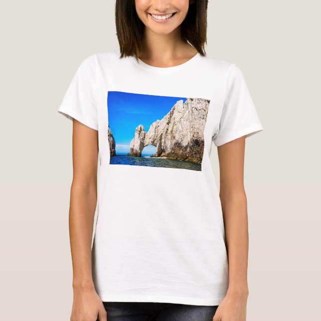 Camiseta O arco famoso em Cabo San Lucas (Frente)