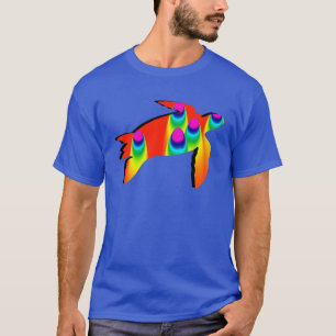 CAMISETA O ARCO-ÍRIS DA TARTARUGA