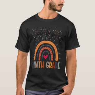 Camiseta O Arco-Íris Do Nono Grau Volta À Escola Para Teac