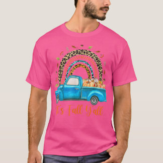Camiseta O Arco-Íris É O Pumpkin Fall Yall Pumpkin Truck Au