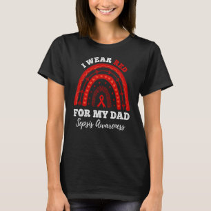 Camiseta O Arco-Íris Eu Visto Vermelho Para Minha Consciênc