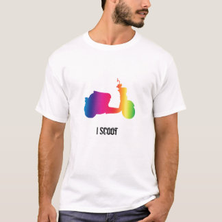 Camiseta o arco-íris scoot,