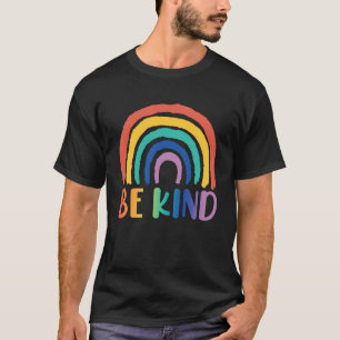 Camiseta O Arco-Íris Seja Uma Pessoa Cara Atrás De Mim O Mu