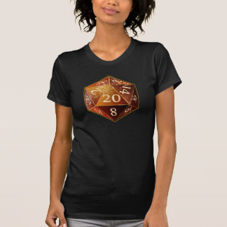 Camiseta O arenito do D&D d20 e SAHARA tan morrem