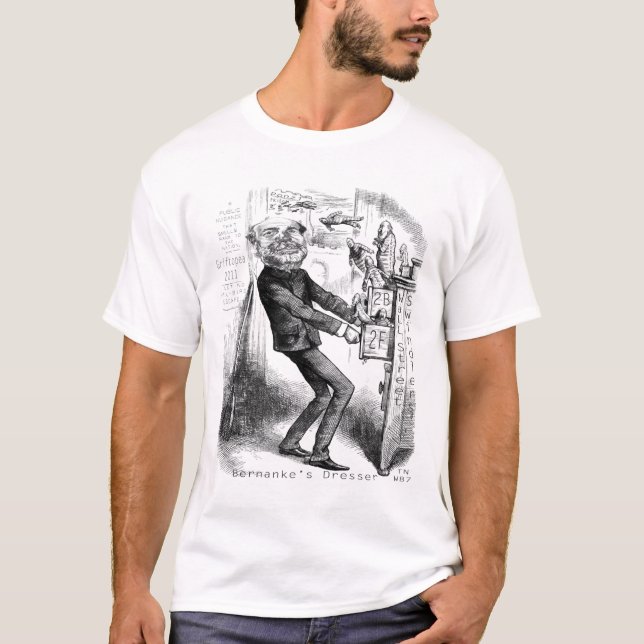 Camiseta O armário de Bernanke (Frente)