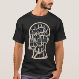 Camiseta O Arquiteto Interior — Arquitetura da Mente Humana