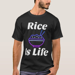 Camiseta O Arroz É A Vida Engraçada Filipino