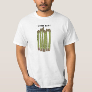 Camiseta O aspargo lanceia os vegetarianos vegetais do