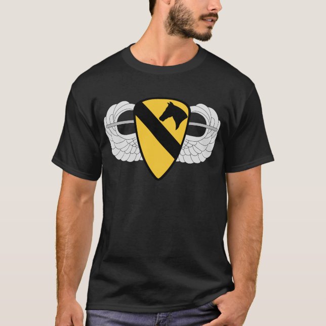 Camiseta ø Assalto de ar da divisão da cavalaria (Frente)