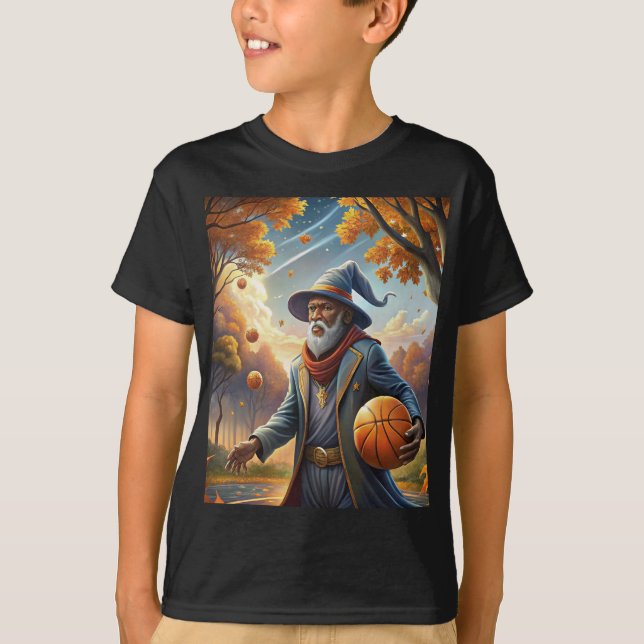 Camiseta O Assistente de Basquete Vintage (Frente)