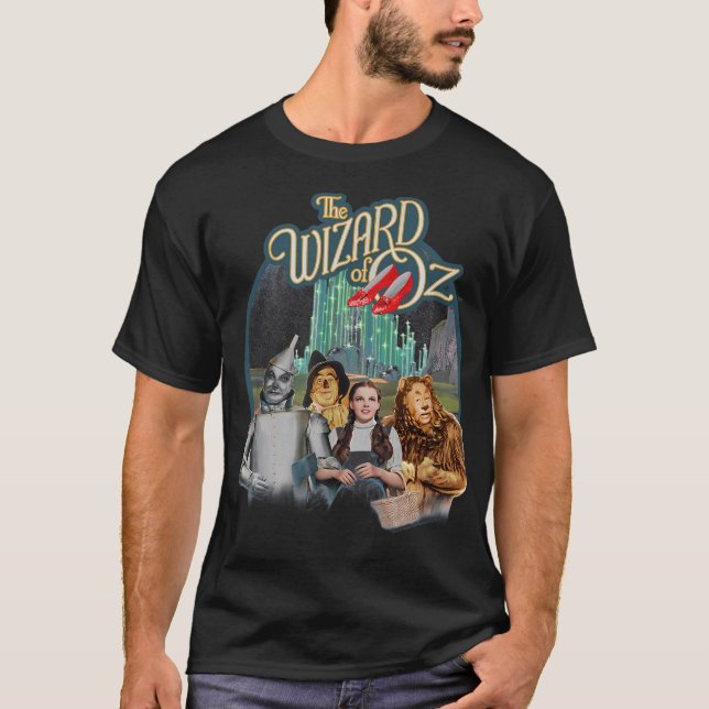 Camiseta O Assistente De Oz Estava Desativado Para Ver O As (Frente)