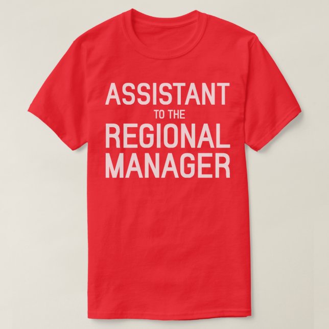 Camiseta O Assistente Do Serviço Ao Gestor Regional (Frente do Design)