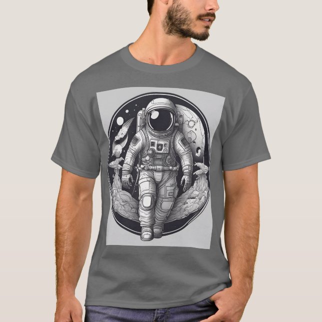 Camiseta o astronauta (Frente)