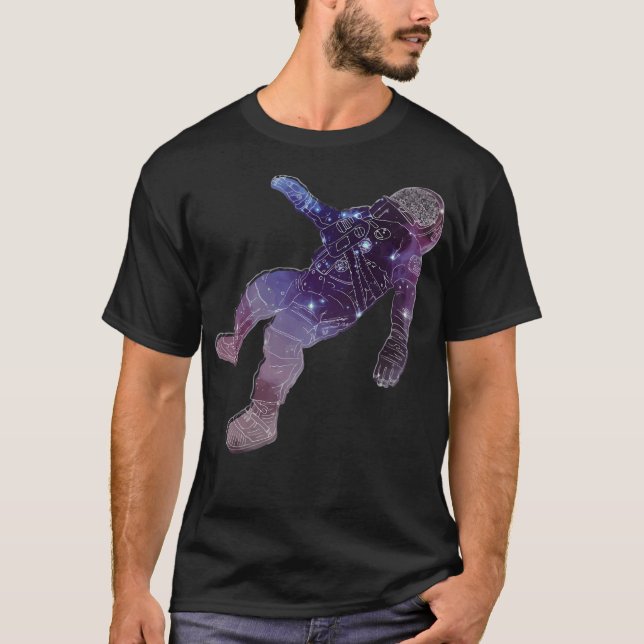 Camiseta O Astronauta da Banda das Pedras Azuis - Álbum de  (Frente)