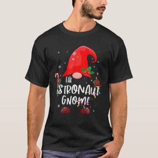 Camiseta O Astronauta Gnomo das Luzes de Natal que Correspo