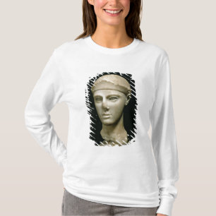 Camiseta O Athena de Aegina, vestindo um capacete, cabeça