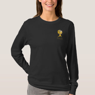 Camiseta O ATLAS oficial SHRUGGED a Capa longa das senhoras