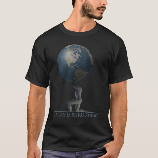 Camiseta O atlas Shrugging (Frente)