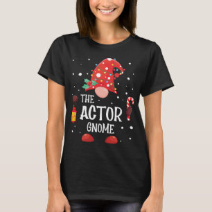 Camiseta O Ator Gnomo Matching Family Christmas Gnomo Pa
