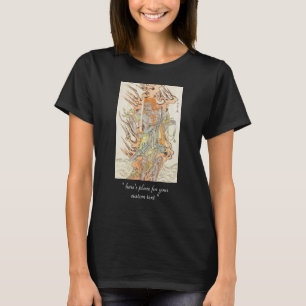 Camiseta O ator Ichikawa Danjuro V como uma imagem de pedra