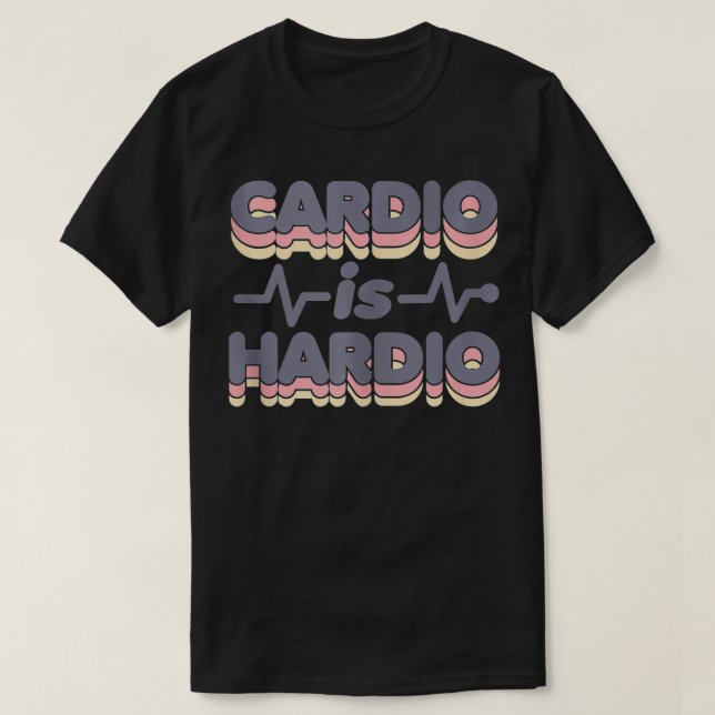 Camiseta O áudio é Hardio Funny Gym executando a Malhação R (Frente do Design)