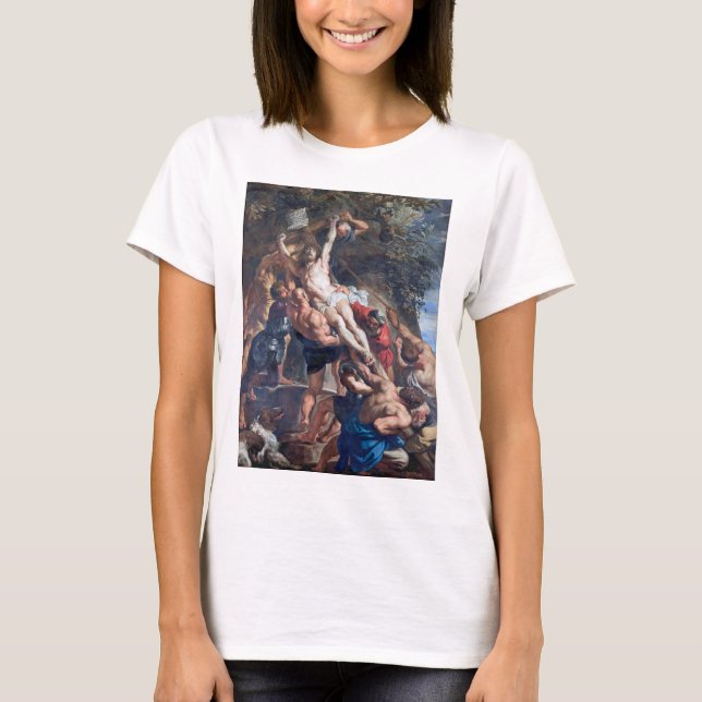 Camiseta O aumento da cruz, Rubens (Frente)
