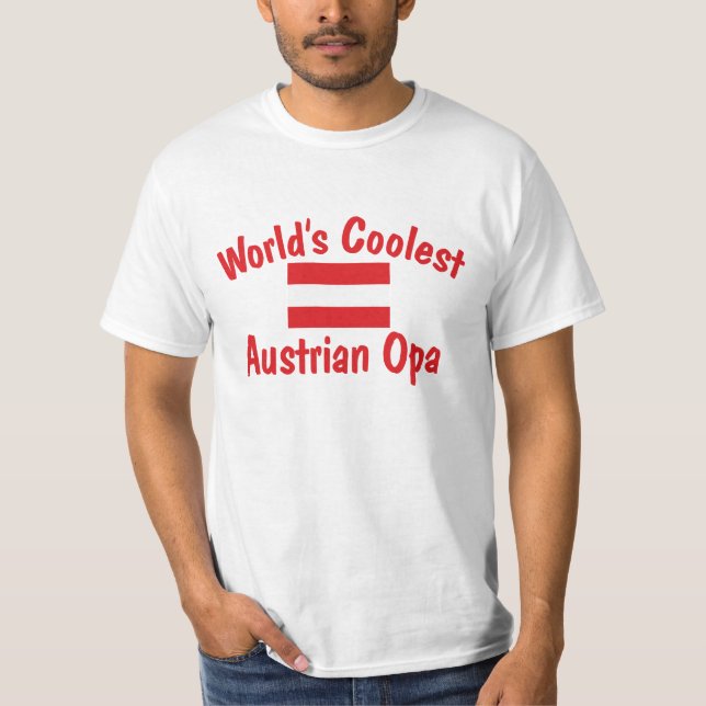 Camiseta O austríaco o mais fresco Opa (Frente)