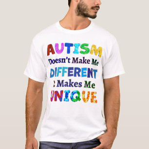 CAMISETA O AUTISM ME TORNA EXCLUSIVO