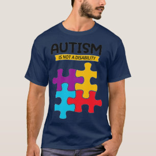 CAMISETA O AUTISM NÃO É UMA DEFICIÊNCIA