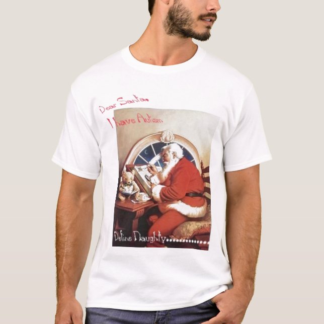 Camiseta O autismo define impertinente (Frente)