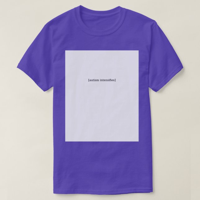 Camiseta O autismo definitivo intensifica a Grafia Gear (Frente do Design)