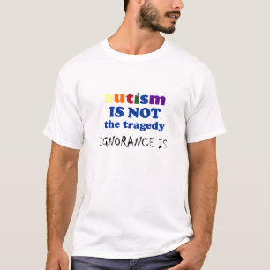 Camiseta O autismo não é a tragédia!!